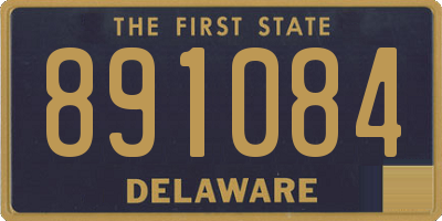 DE license plate 891084