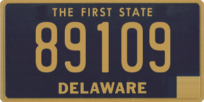 DE license plate 89109