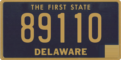DE license plate 89110
