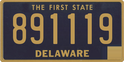 DE license plate 891119
