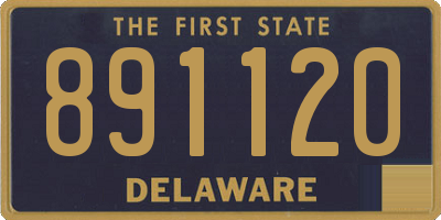 DE license plate 891120