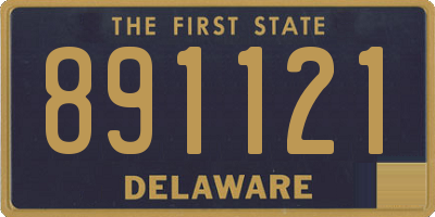 DE license plate 891121