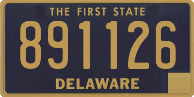 DE license plate 891126