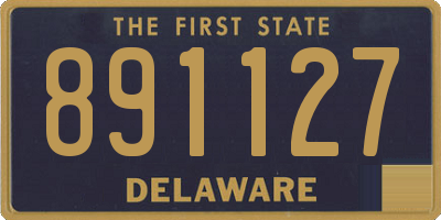 DE license plate 891127