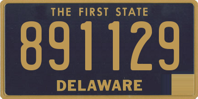 DE license plate 891129