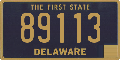 DE license plate 89113
