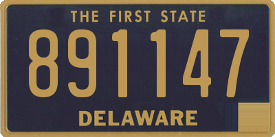 DE license plate 891147