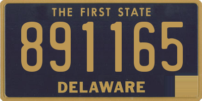 DE license plate 891165