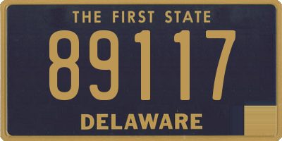 DE license plate 89117