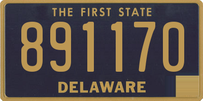 DE license plate 891170