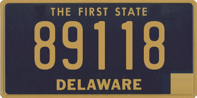 DE license plate 89118