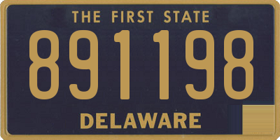 DE license plate 891198