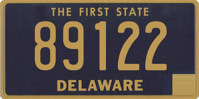 DE license plate 89122