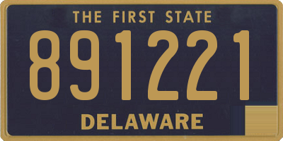 DE license plate 891221