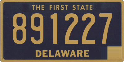 DE license plate 891227