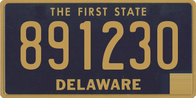 DE license plate 891230