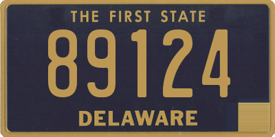 DE license plate 89124