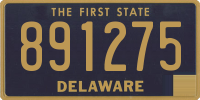 DE license plate 891275