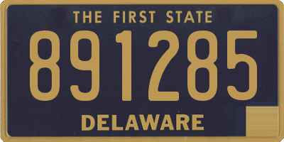 DE license plate 891285