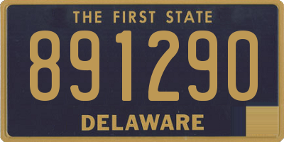 DE license plate 891290