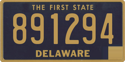 DE license plate 891294