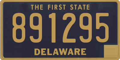 DE license plate 891295