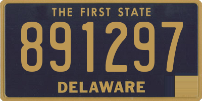 DE license plate 891297