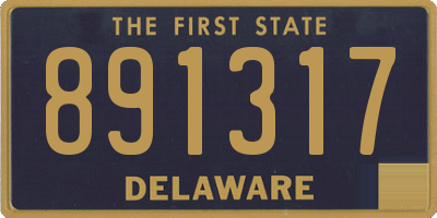 DE license plate 891317