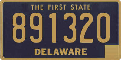 DE license plate 891320