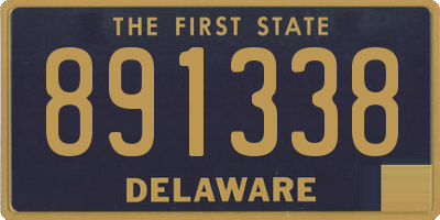 DE license plate 891338