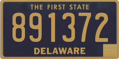 DE license plate 891372