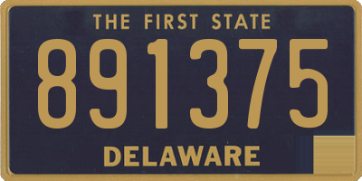 DE license plate 891375