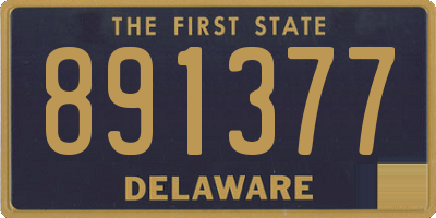 DE license plate 891377