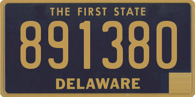 DE license plate 891380