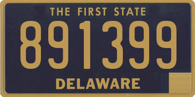 DE license plate 891399