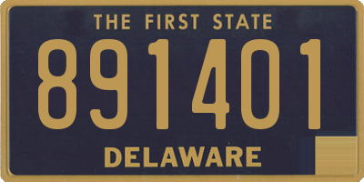DE license plate 891401