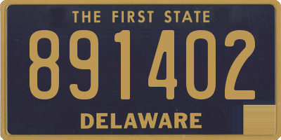DE license plate 891402