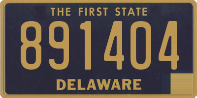 DE license plate 891404