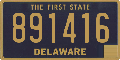 DE license plate 891416
