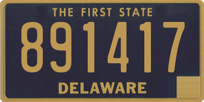 DE license plate 891417