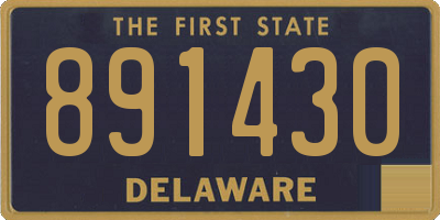 DE license plate 891430