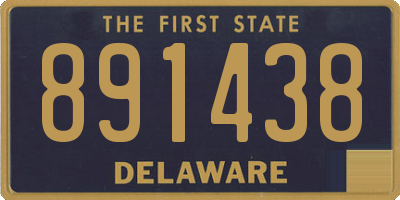 DE license plate 891438