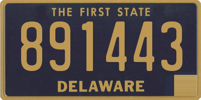 DE license plate 891443