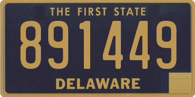 DE license plate 891449