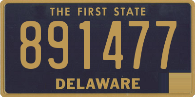 DE license plate 891477