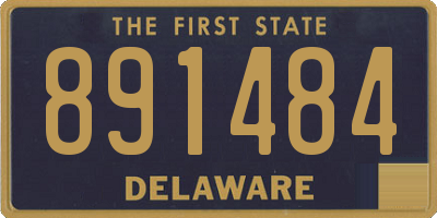 DE license plate 891484