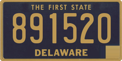 DE license plate 891520