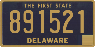 DE license plate 891521