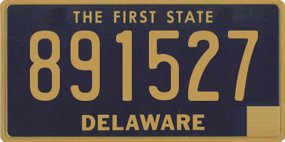 DE license plate 891527