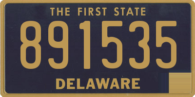 DE license plate 891535